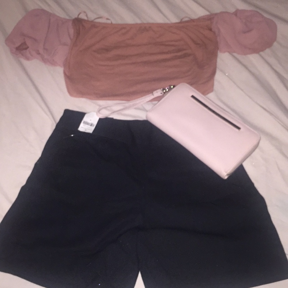 Gap black high waisted shorts